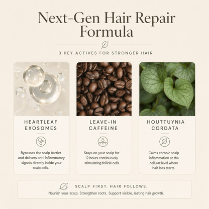 Korean Hair Growth Serum for Thinning & Shedding
