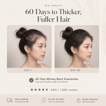 Korean Hair Growth Serum for Thinning & Shedding